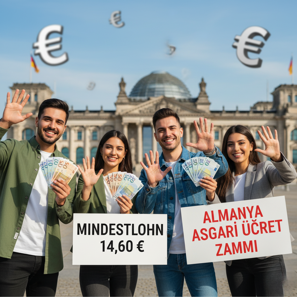 ALMANYA'DA ASGARİ ÜCRETTE TARİHİ ARTIŞ